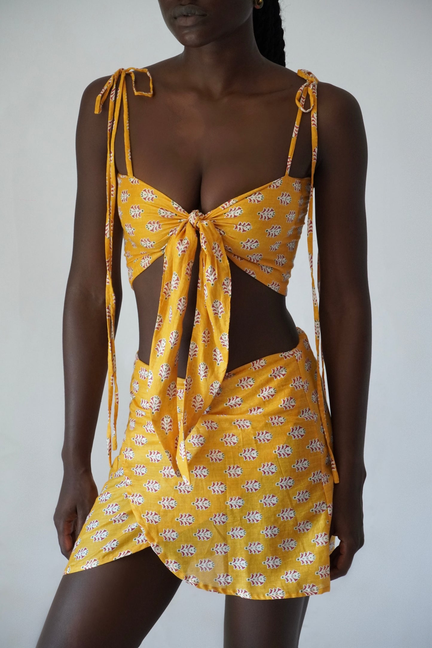 Magi Set Mini Skirt - Tribal Gold