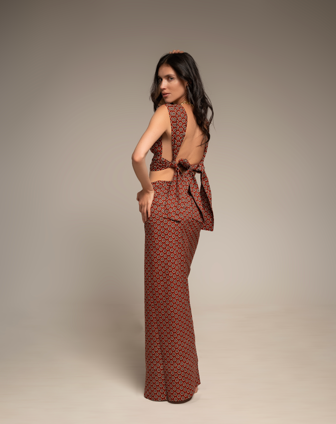 COCO SET - LONG SKIRT VERSION PRINTED