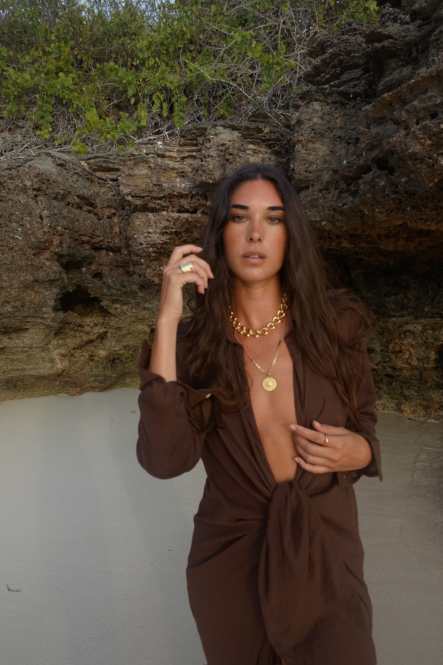 DAWA LONGDRESS - CACAO