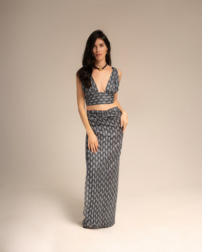 COCO SET - LONG SKIRT VERSION PRINTED
