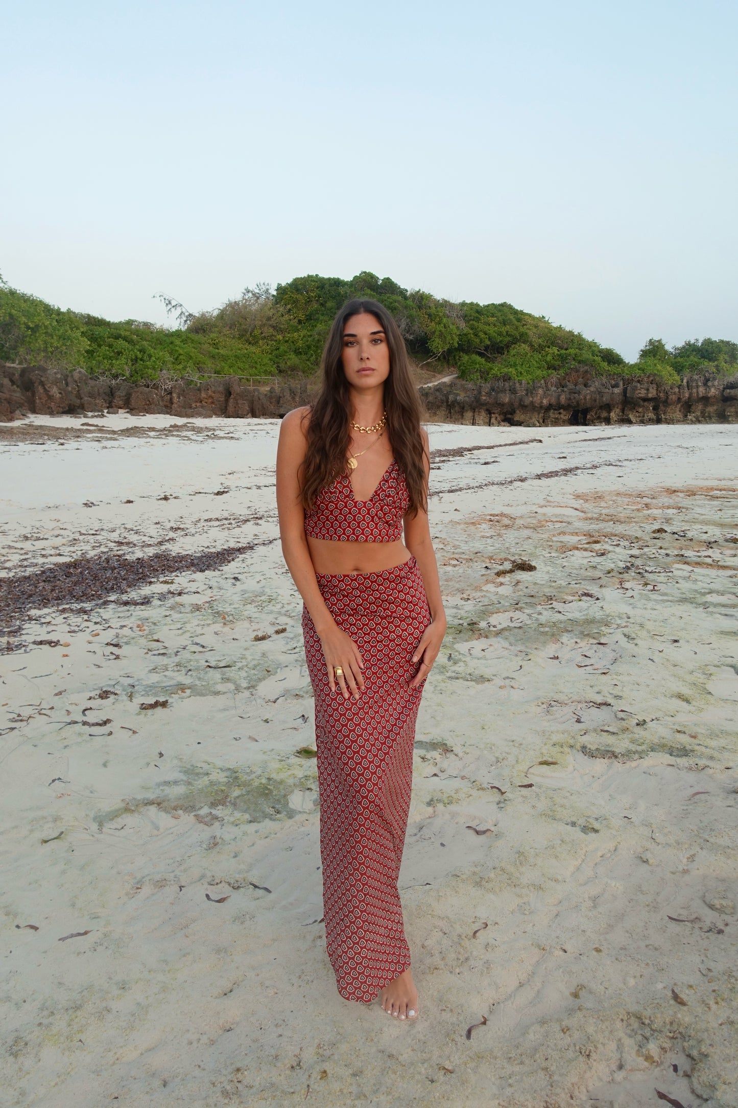 COCO SET - LONG SKIRT VERSION PRINTED