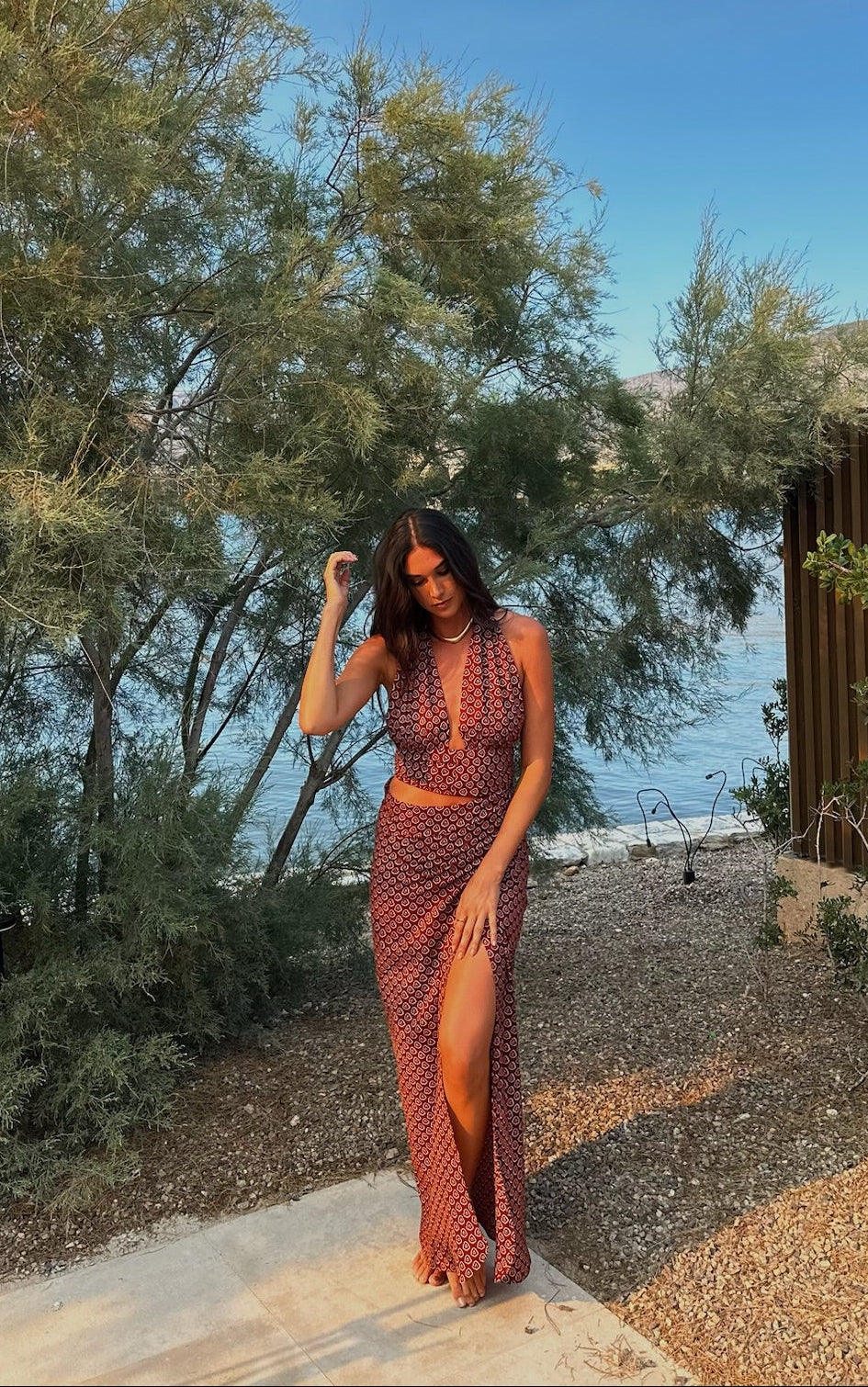 COCO SET - LONG SKIRT VERSION PRINTED