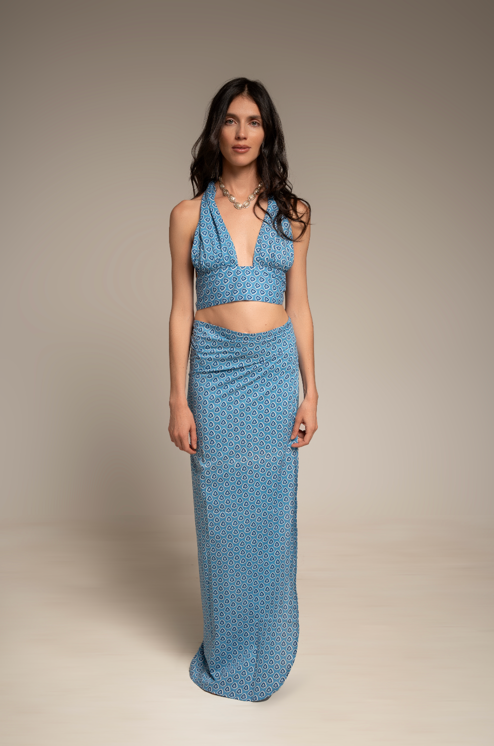COCO SET - LONG SKIRT VERSION PRINTED